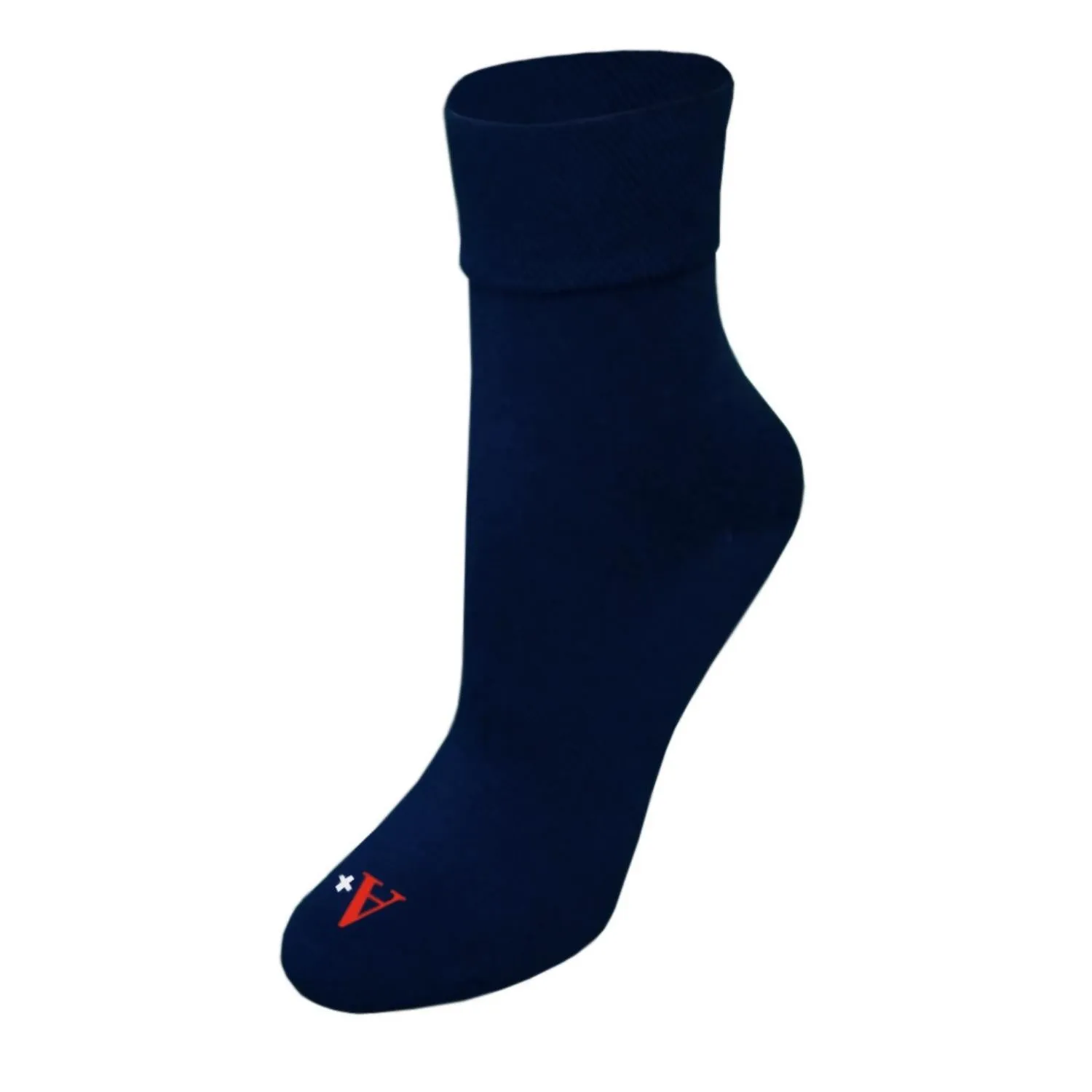 3-Pack Girls Navy Anklet Socks