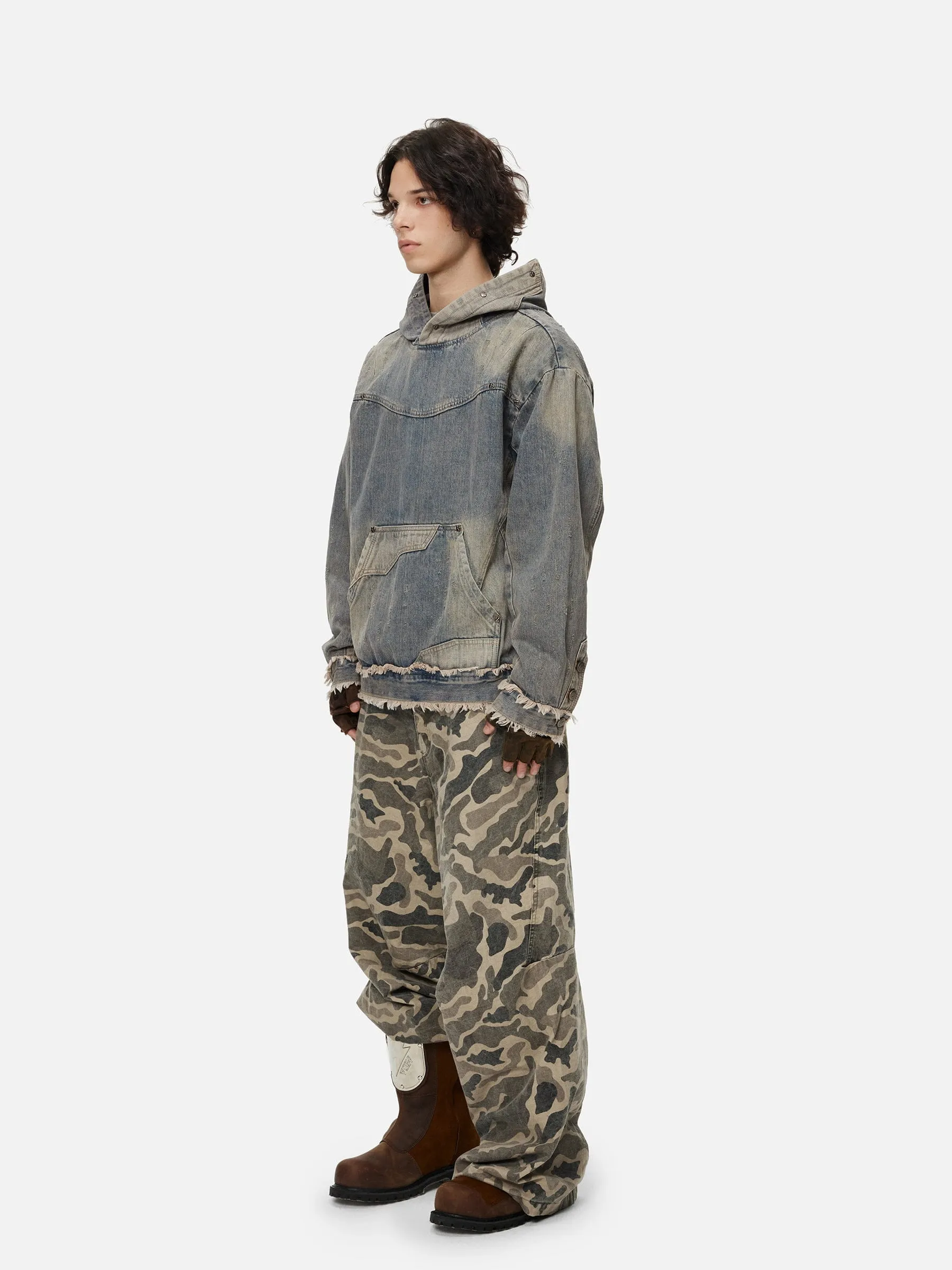 Aelfric Eden Mud Dyeing Washed Hoodie