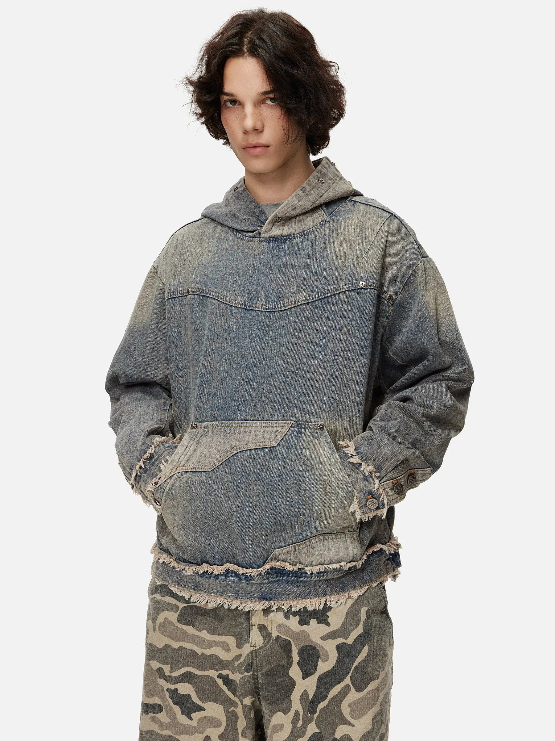 Aelfric Eden Mud Dyeing Washed Hoodie