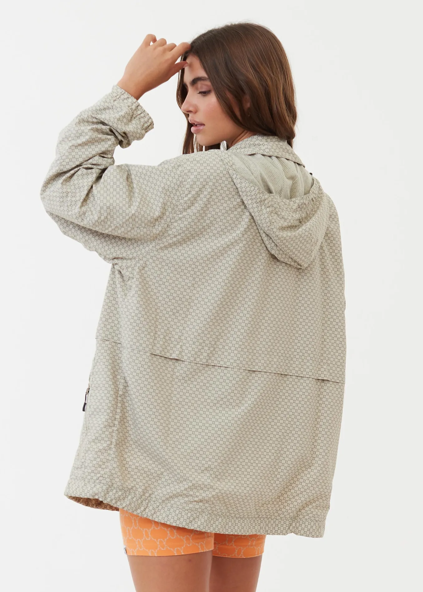 AFENDS Unisex Anthology - Unisex Nylon Anorak - Cement