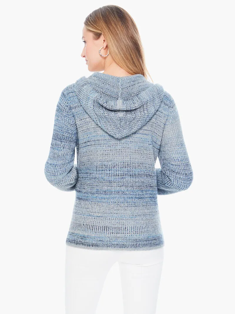 Autumn Sky Hoodie in Blue Mix