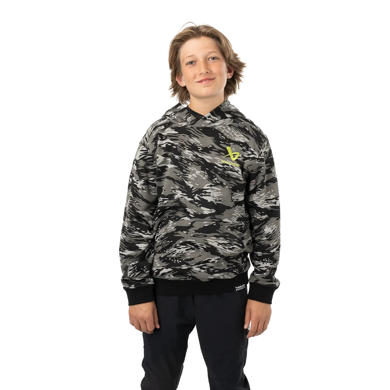 BAUER PAINTED CAMO HOODIE YOUTH