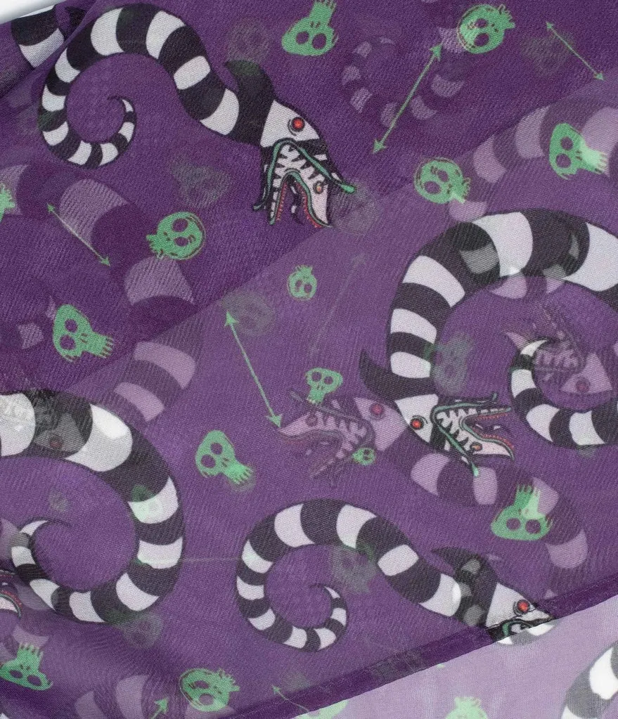 Beetlejuice Sandworm Soiree Hair Scarf