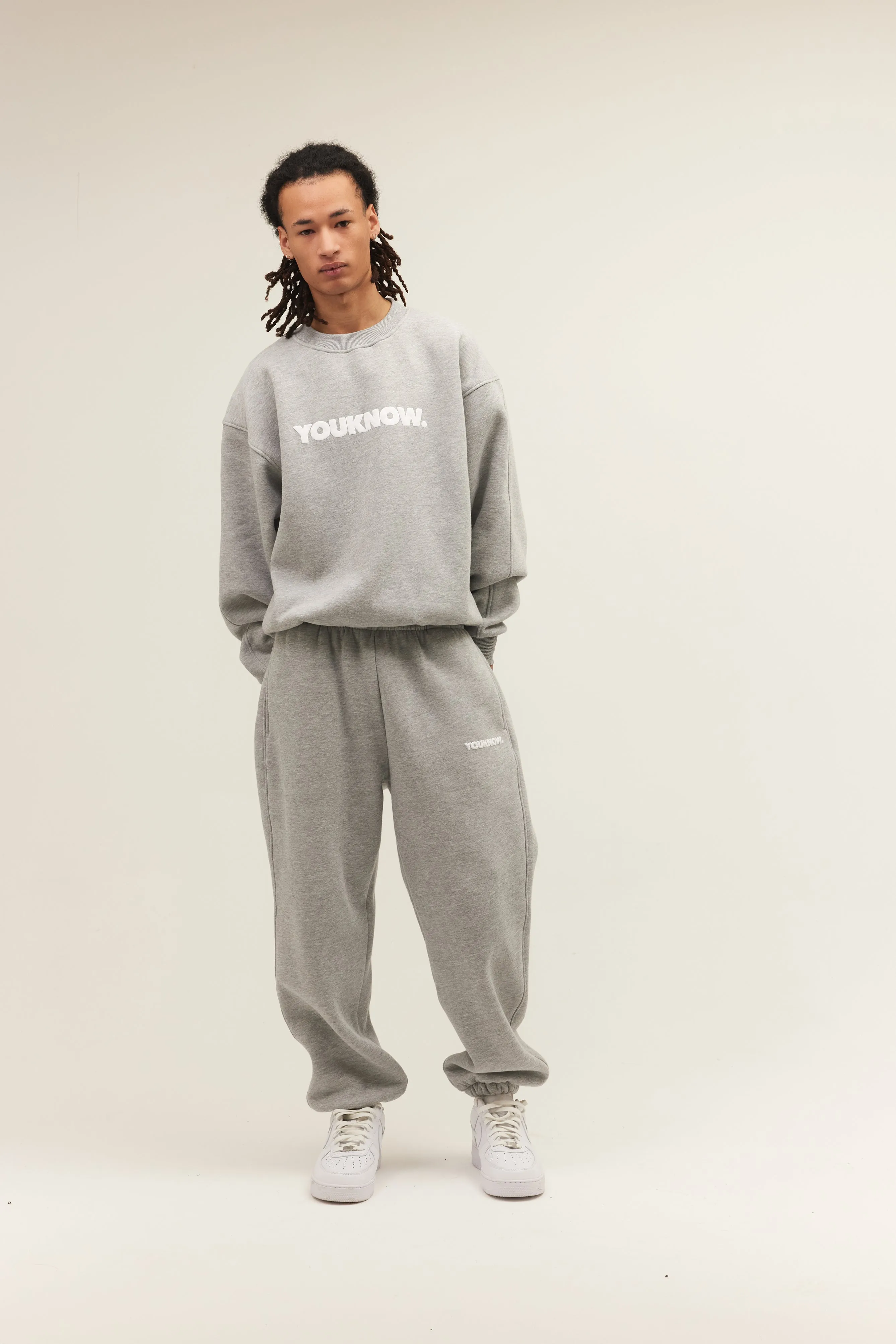 BLOCK CREWNECK | GREY