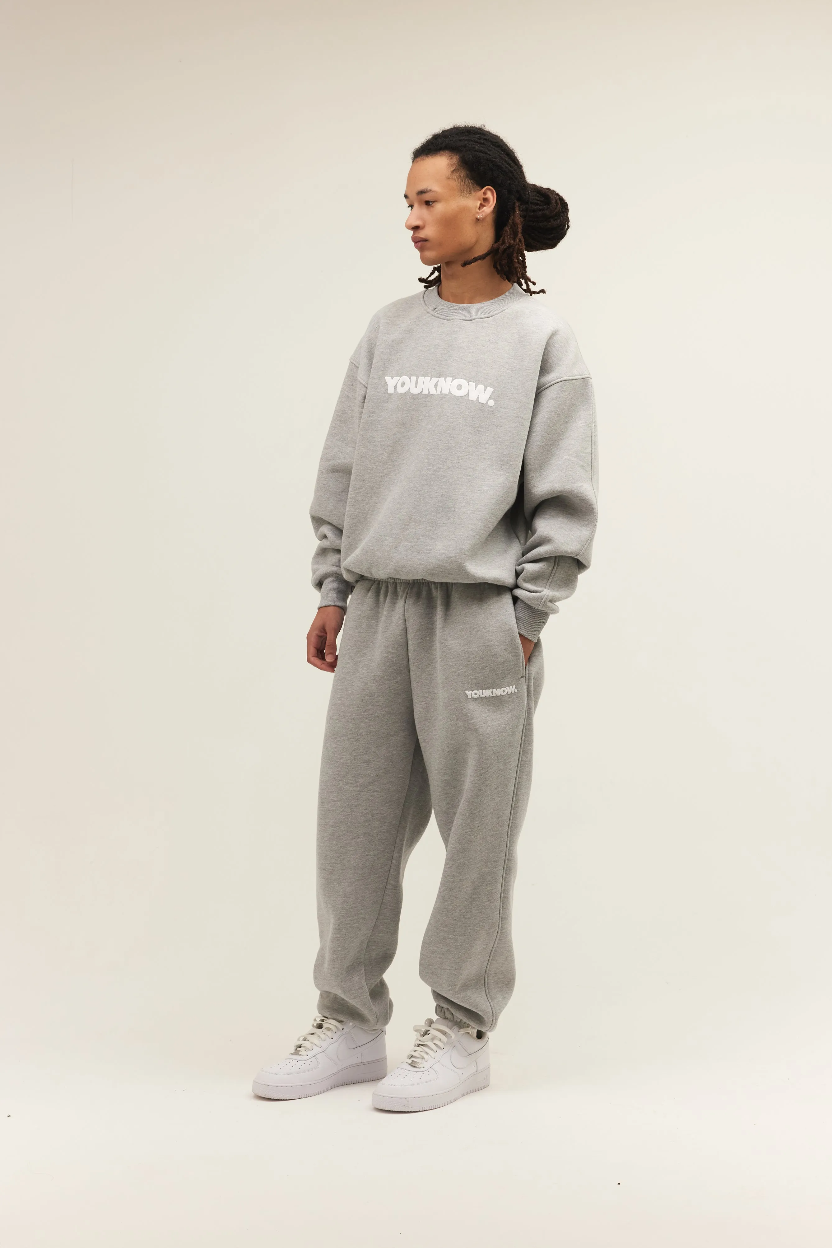 BLOCK CREWNECK | GREY