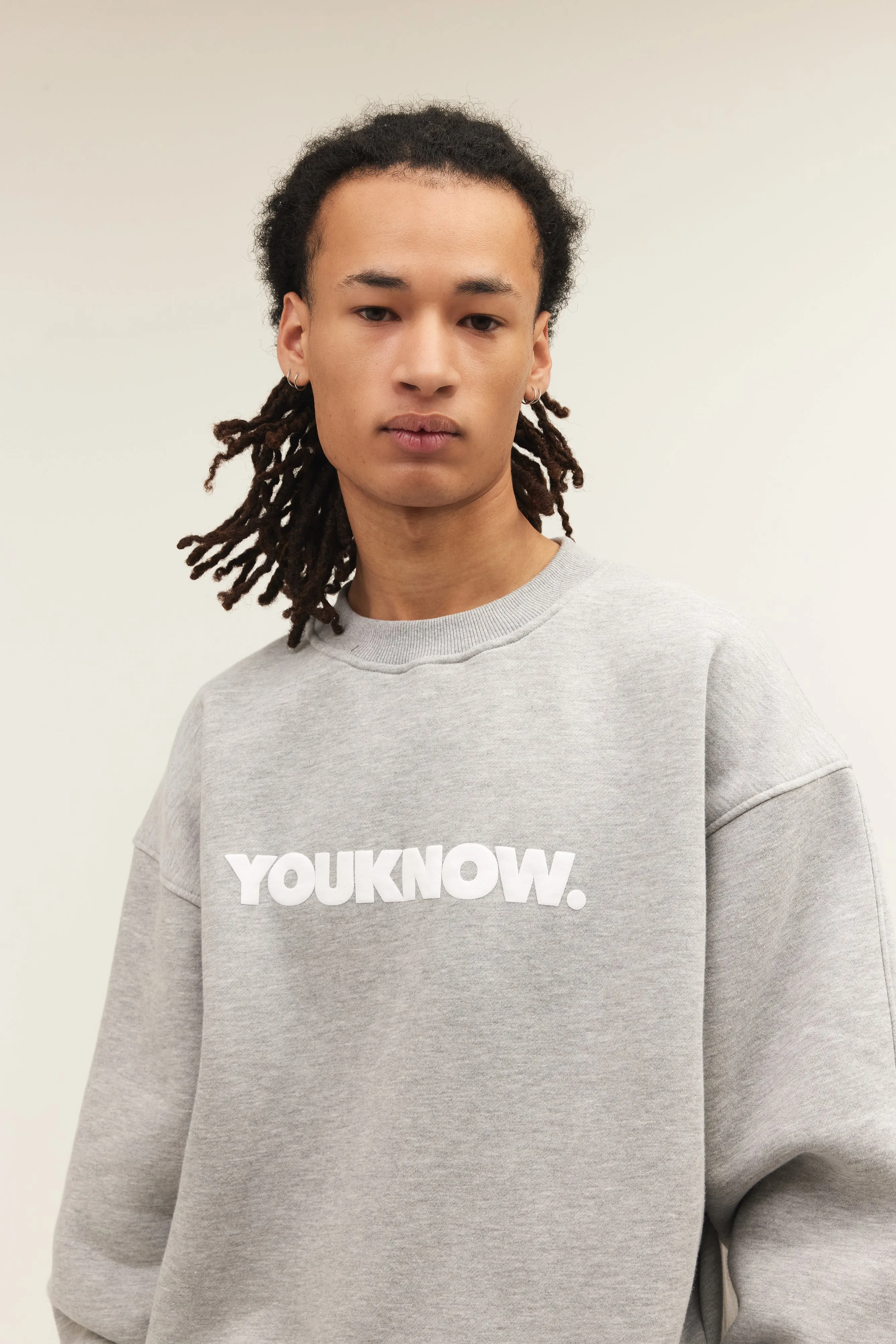 BLOCK CREWNECK | GREY