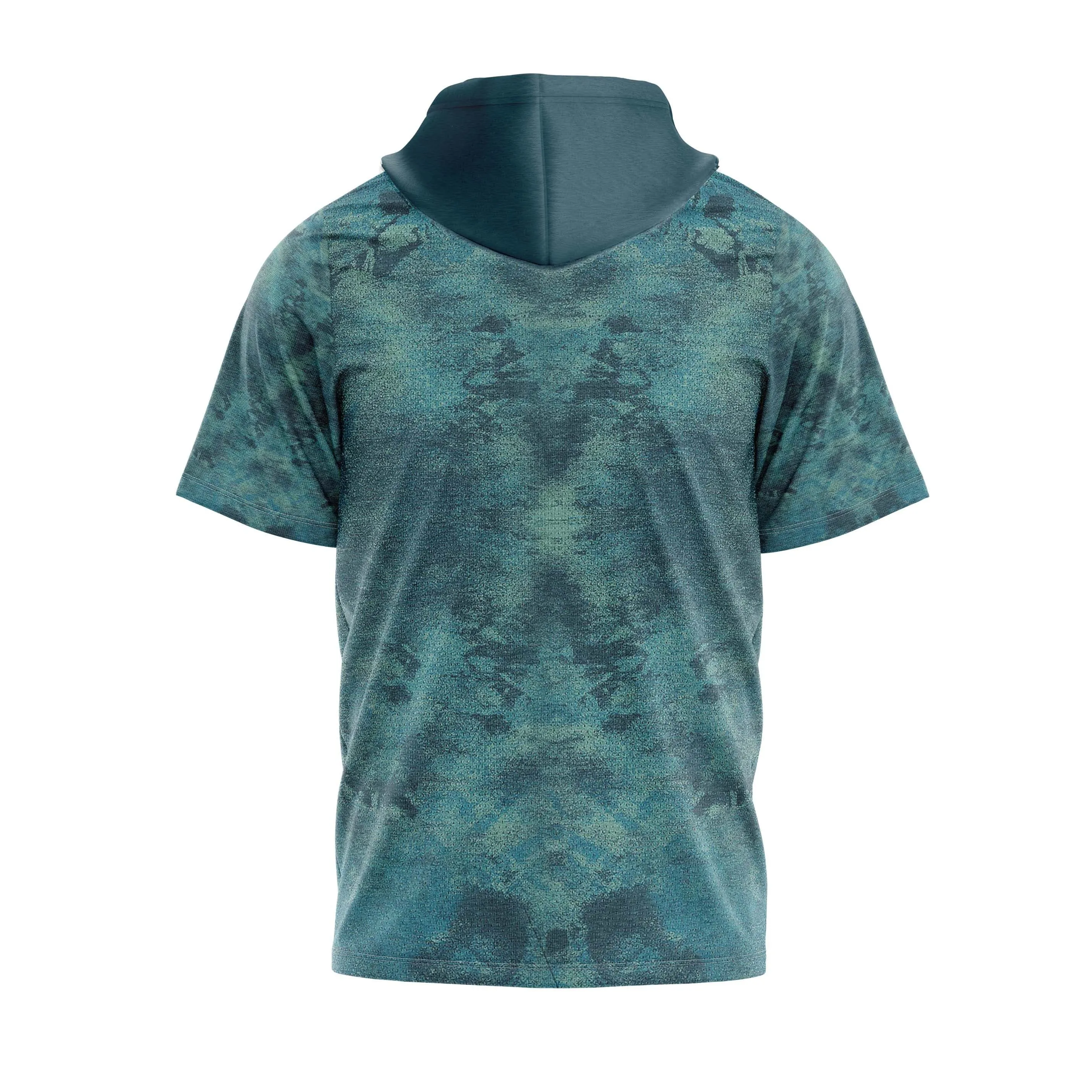 Blue Desert - Customized Short Sleeve Hoodie Pullover