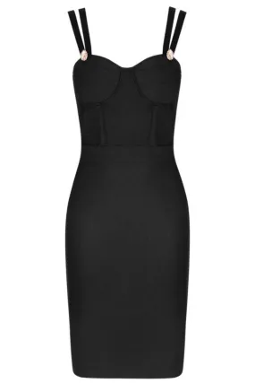 Bodycon Bandage Midi Dress Solid Colors