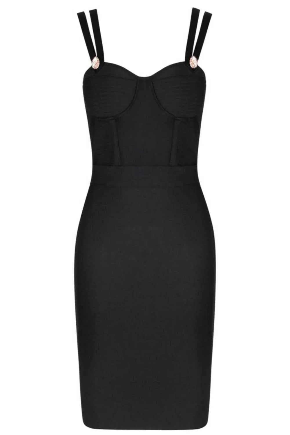 Bodycon Bandage Midi Dress Solid Colors
