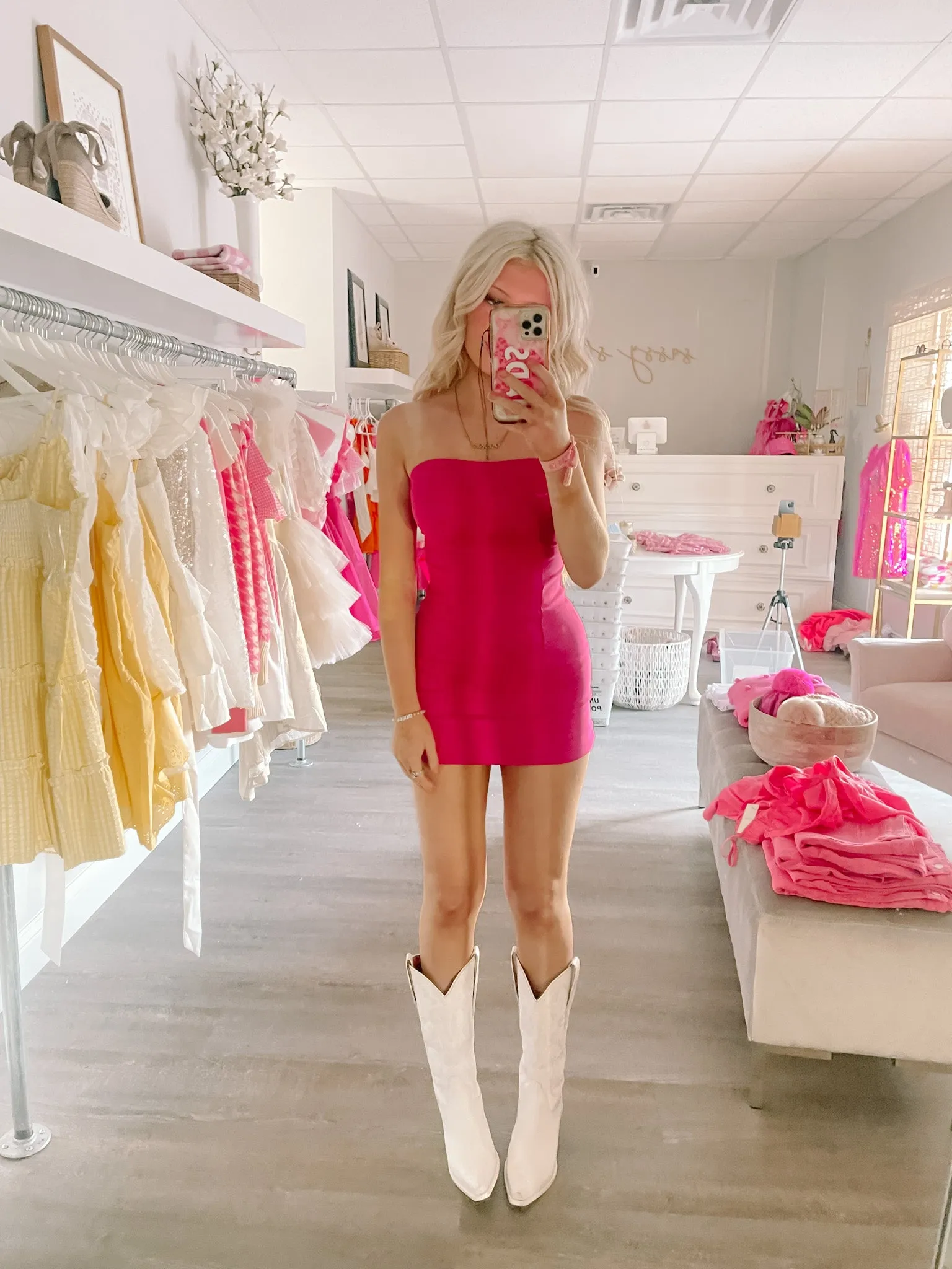 Bow Berry Dress