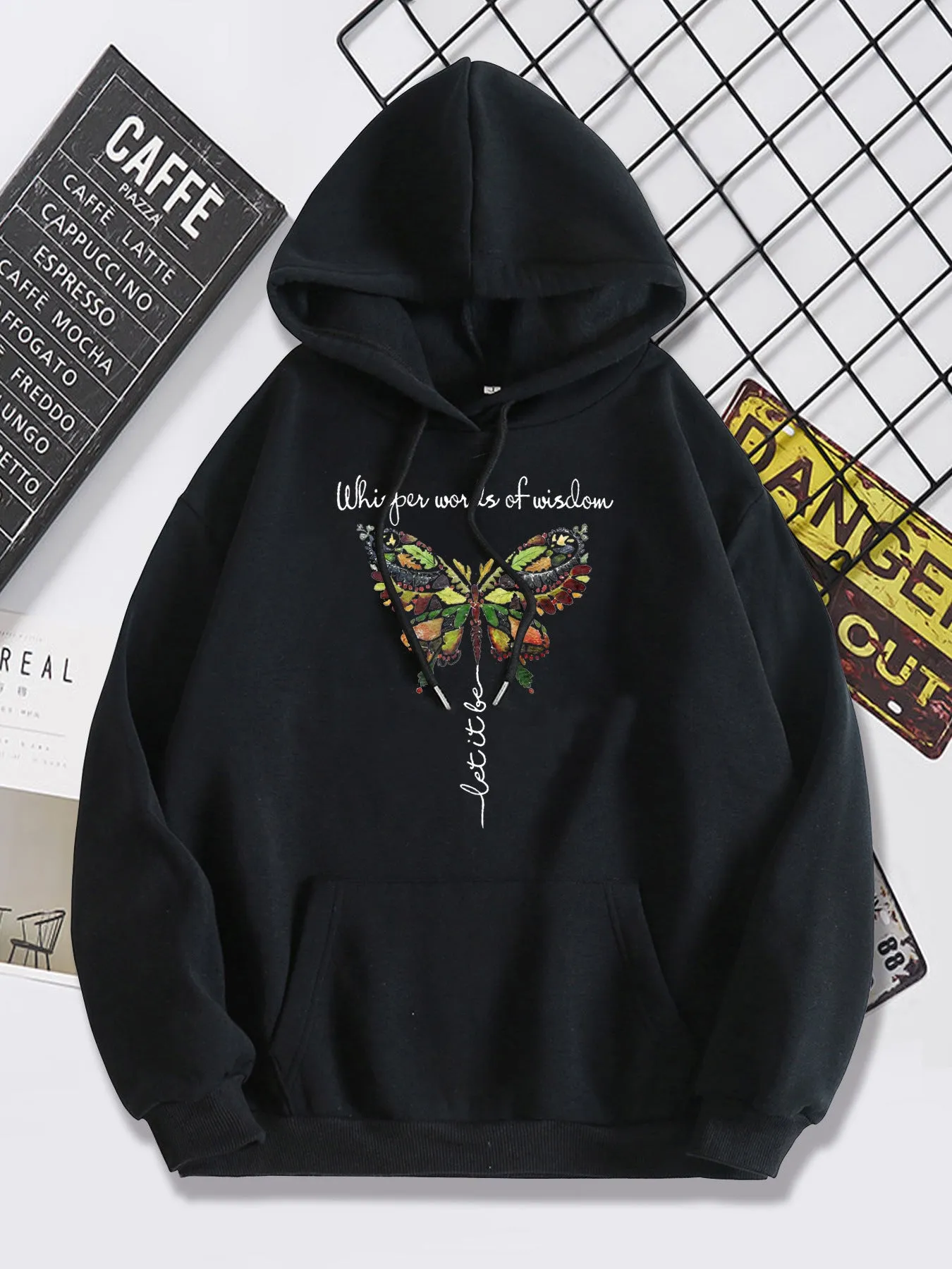Butterfly Print Hoodie