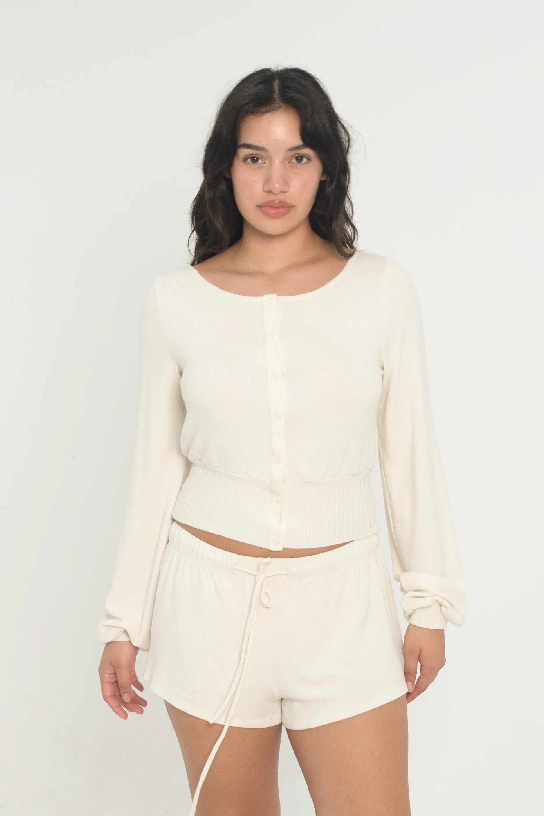 Cardigan Sweater - Cloud