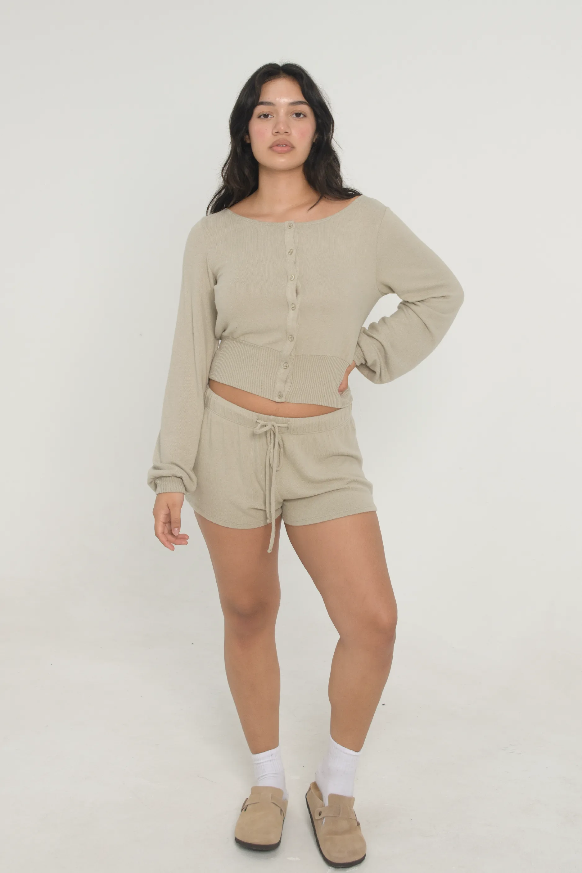 Cardigan Sweater - Oatmeal
