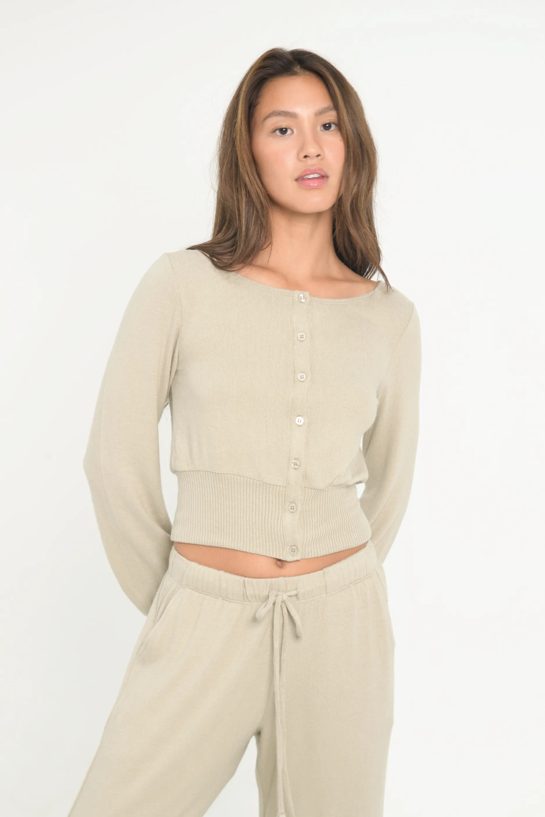 Cardigan Sweater - Oatmeal