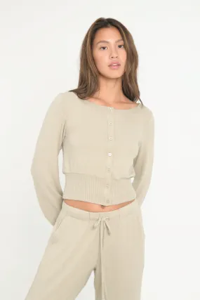 Cardigan Sweater - Oatmeal