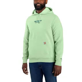 'Carhartt' Men's Force® Lightweight Logo Hoodie - Aventurine