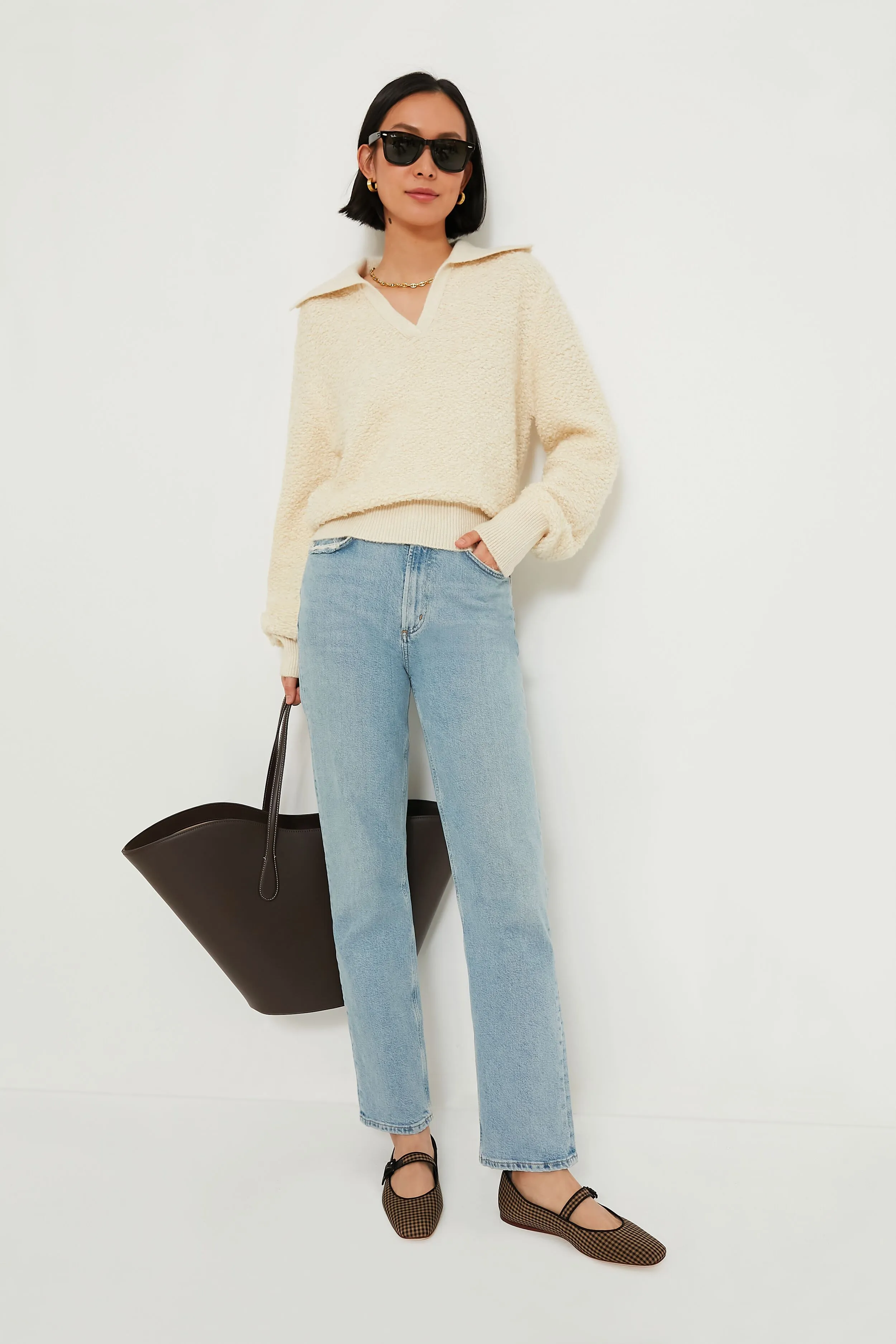 Cream Hayes Sweater Top
