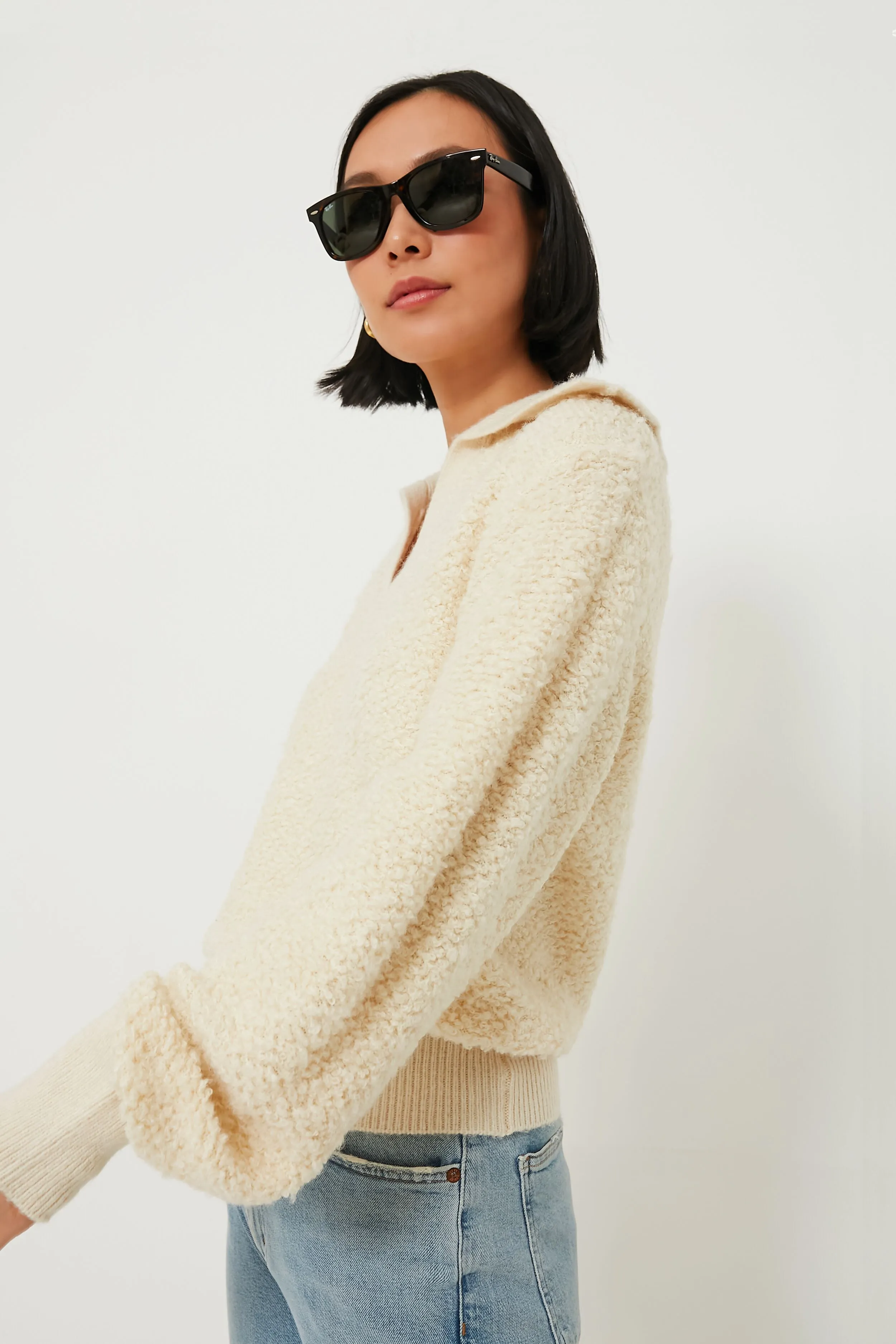 Cream Hayes Sweater Top