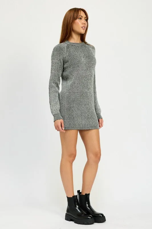 Danielle Mini Rib Sweater Dress