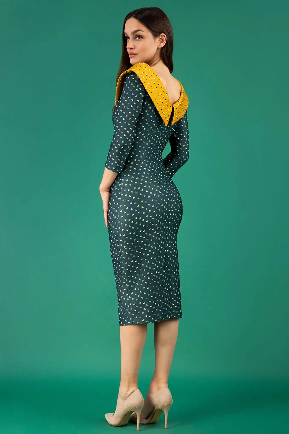 Eliza Triangles Print Dress