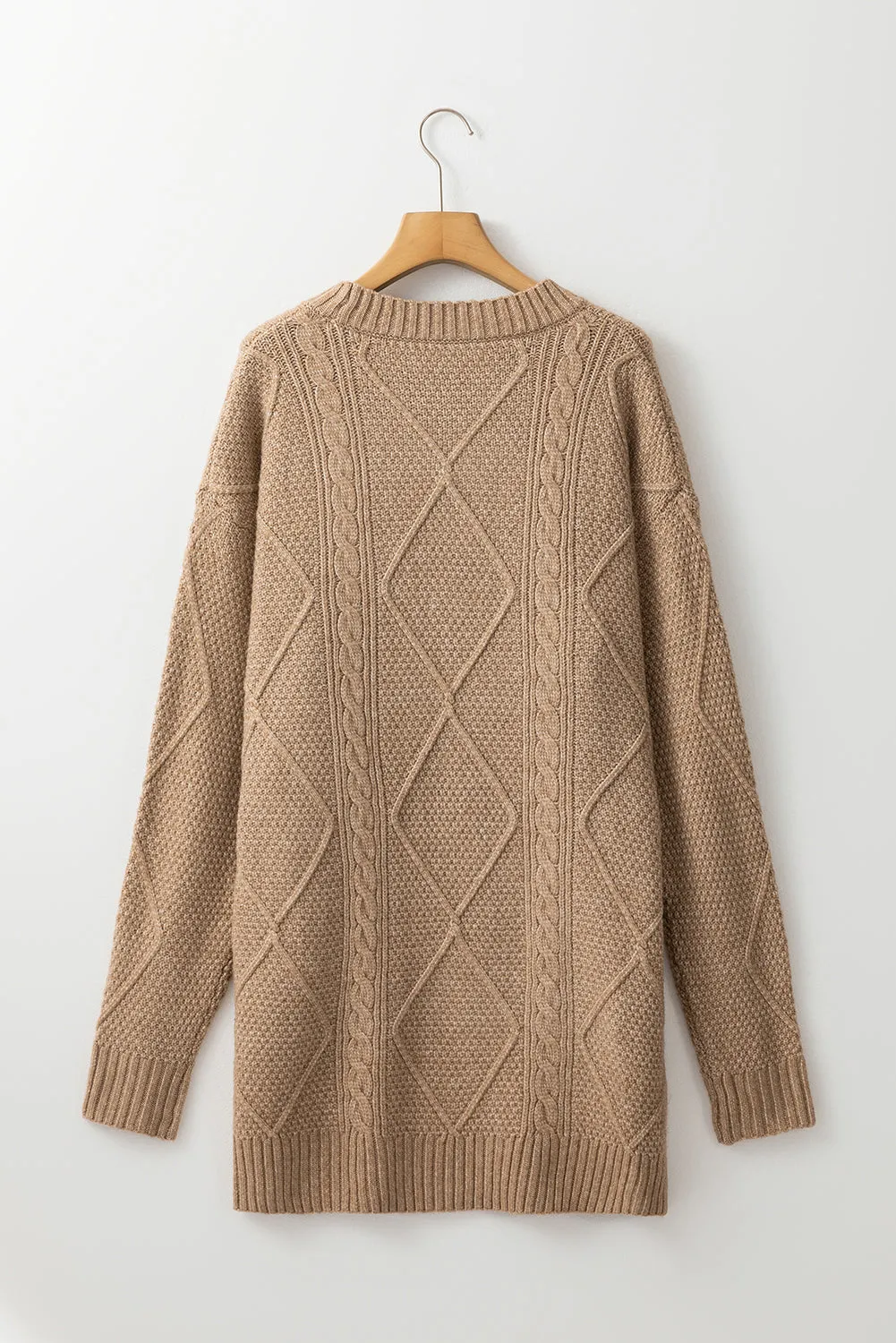 Fall Sweater Dress - Taupe