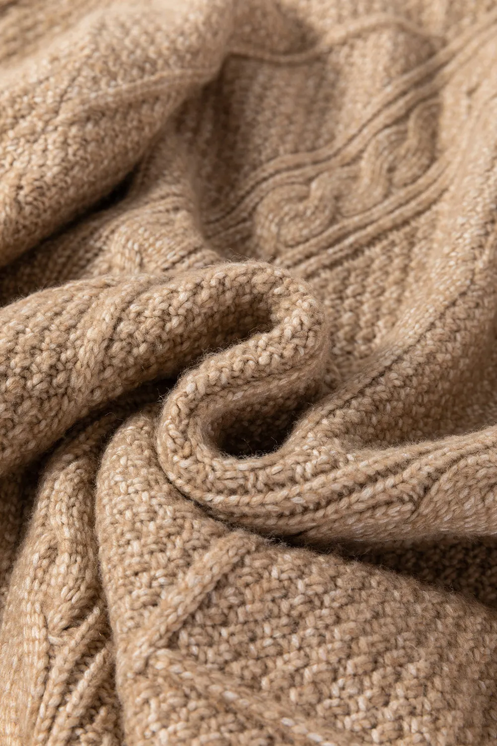Fall Sweater Dress - Taupe