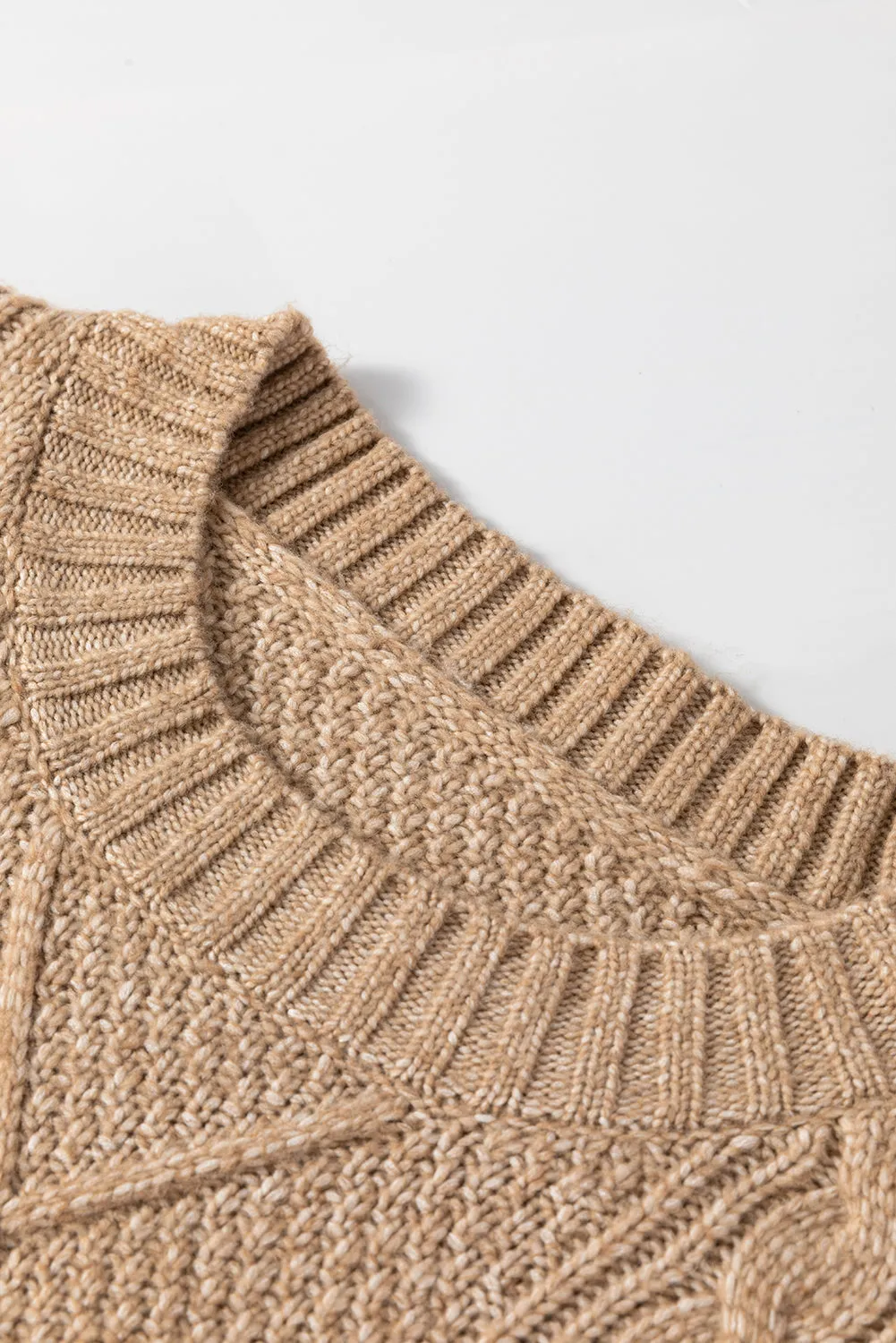 Fall Sweater Dress - Taupe