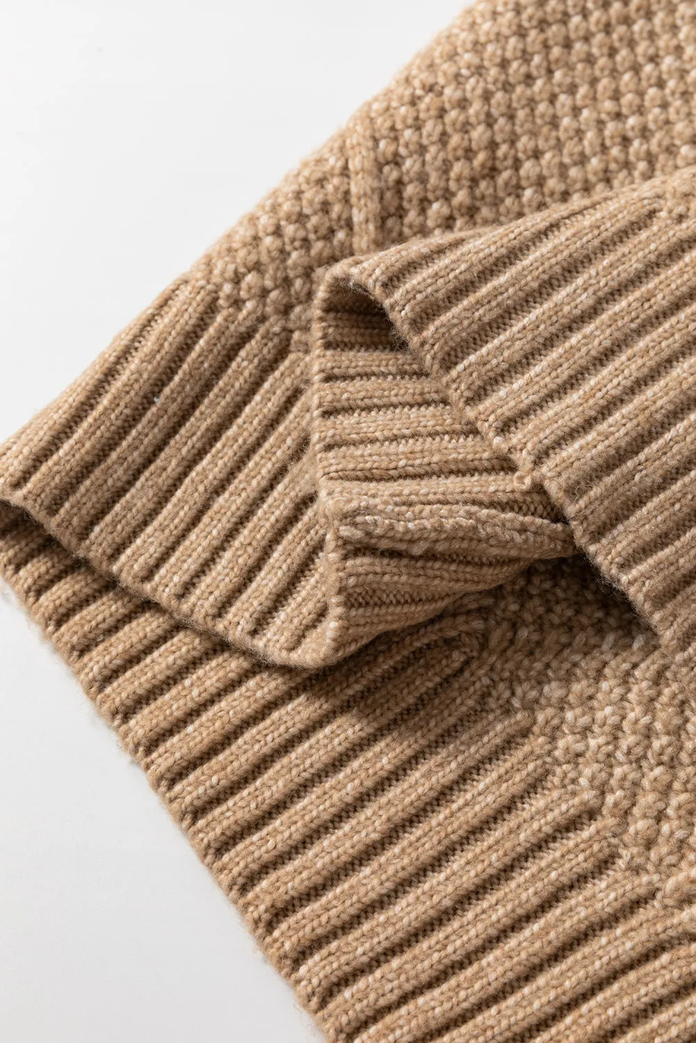 Fall Sweater Dress - Taupe