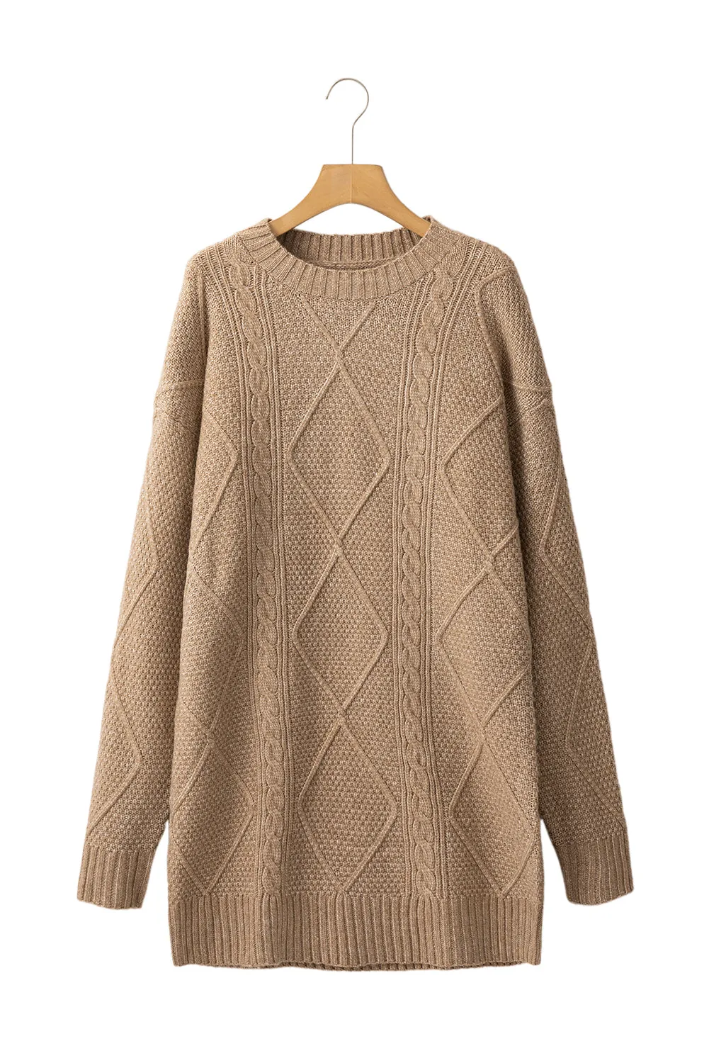 Fall Sweater Dress - Taupe