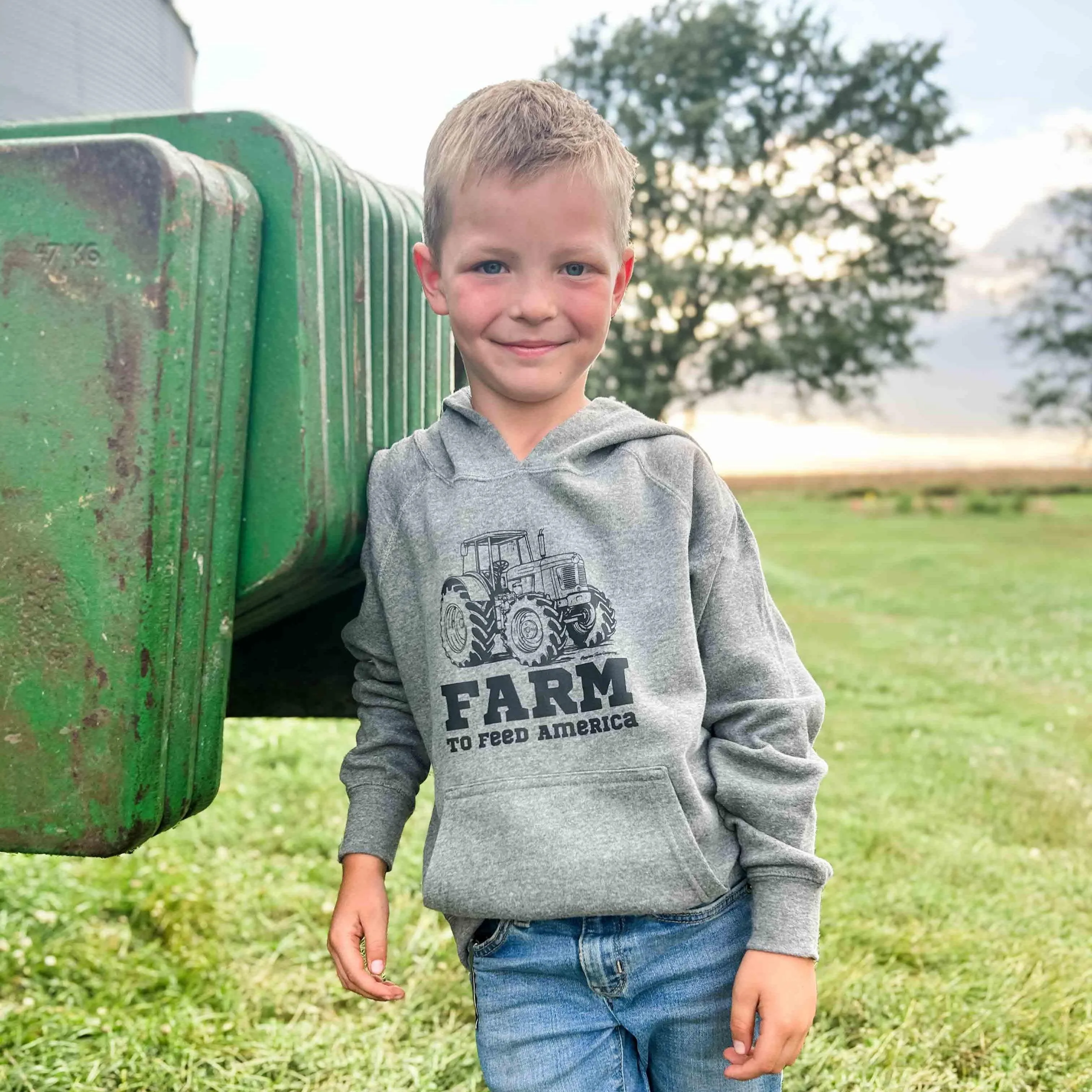 Farm to Feed America Toddler/Youth Hoodie