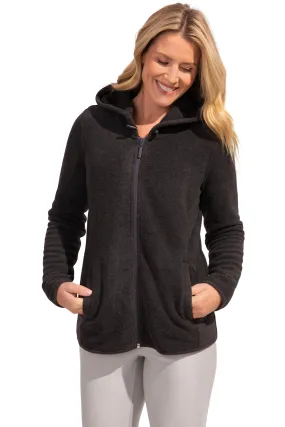 Frosted Fleece Zip Hoodie