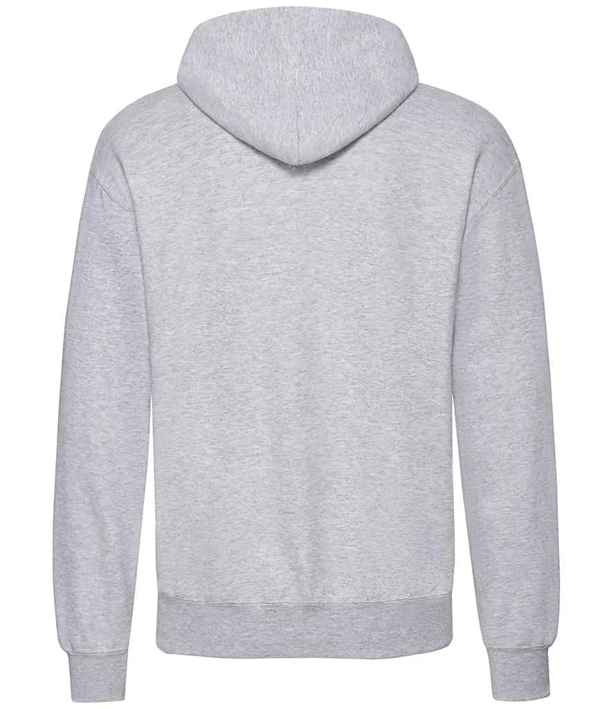 Fruit of the Loom Classic Hooded Sweatshirt - Black, Grey, White