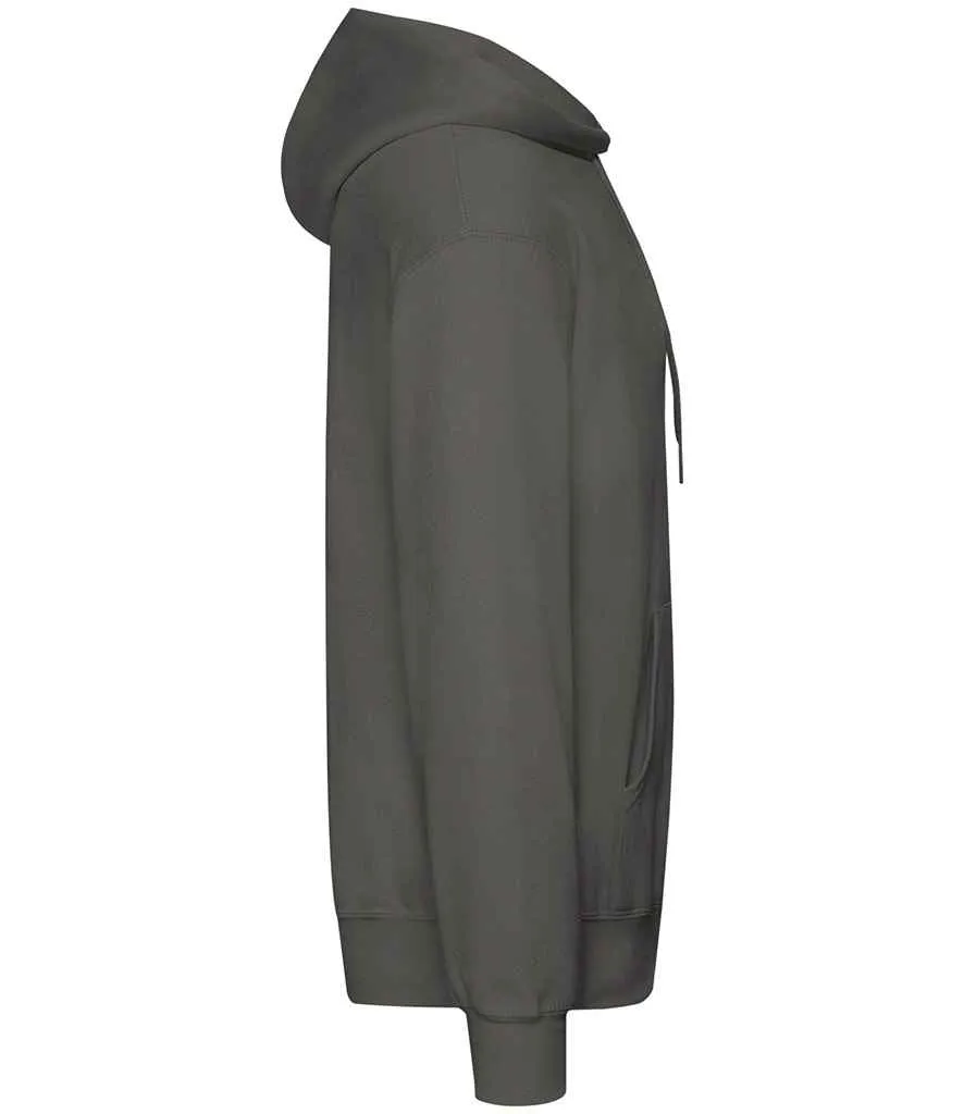 Fruit of the Loom Classic Hooded Sweatshirt - Black, Grey, White