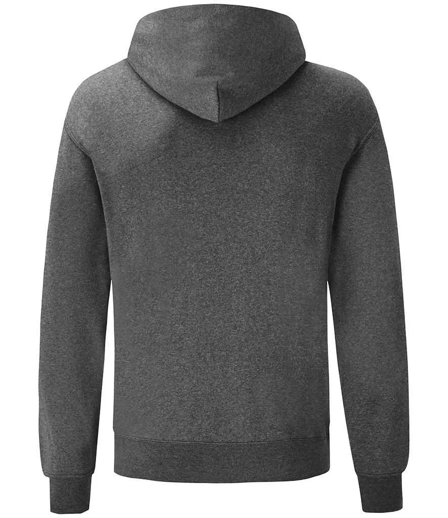 Fruit of the Loom Classic Hooded Sweatshirt - Black, Grey, White