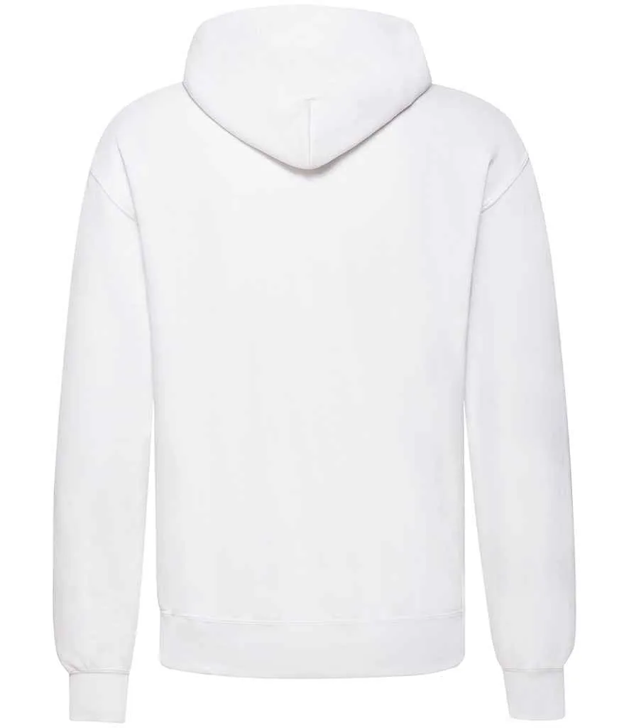 Fruit of the Loom Classic Hooded Sweatshirt - Black, Grey, White