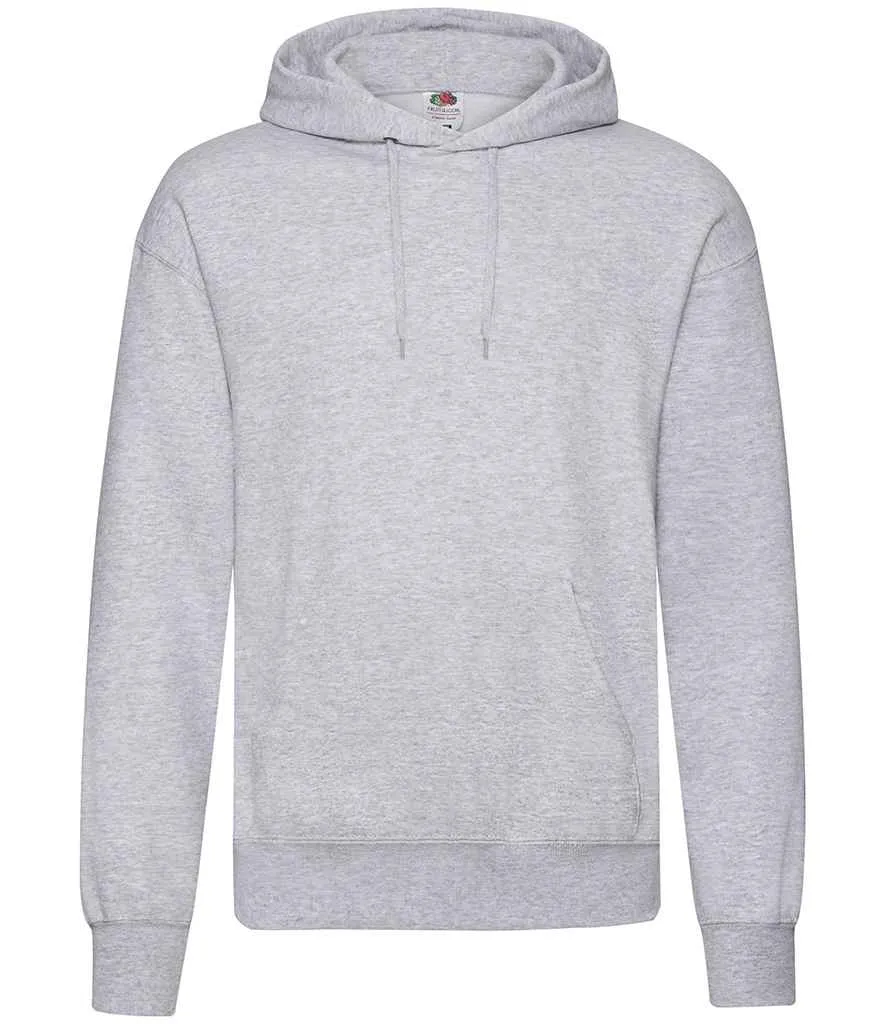 Fruit of the Loom Classic Hooded Sweatshirt - Black, Grey, White
