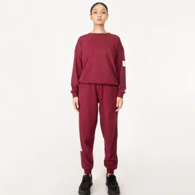 get cosy set - burgundy maroon