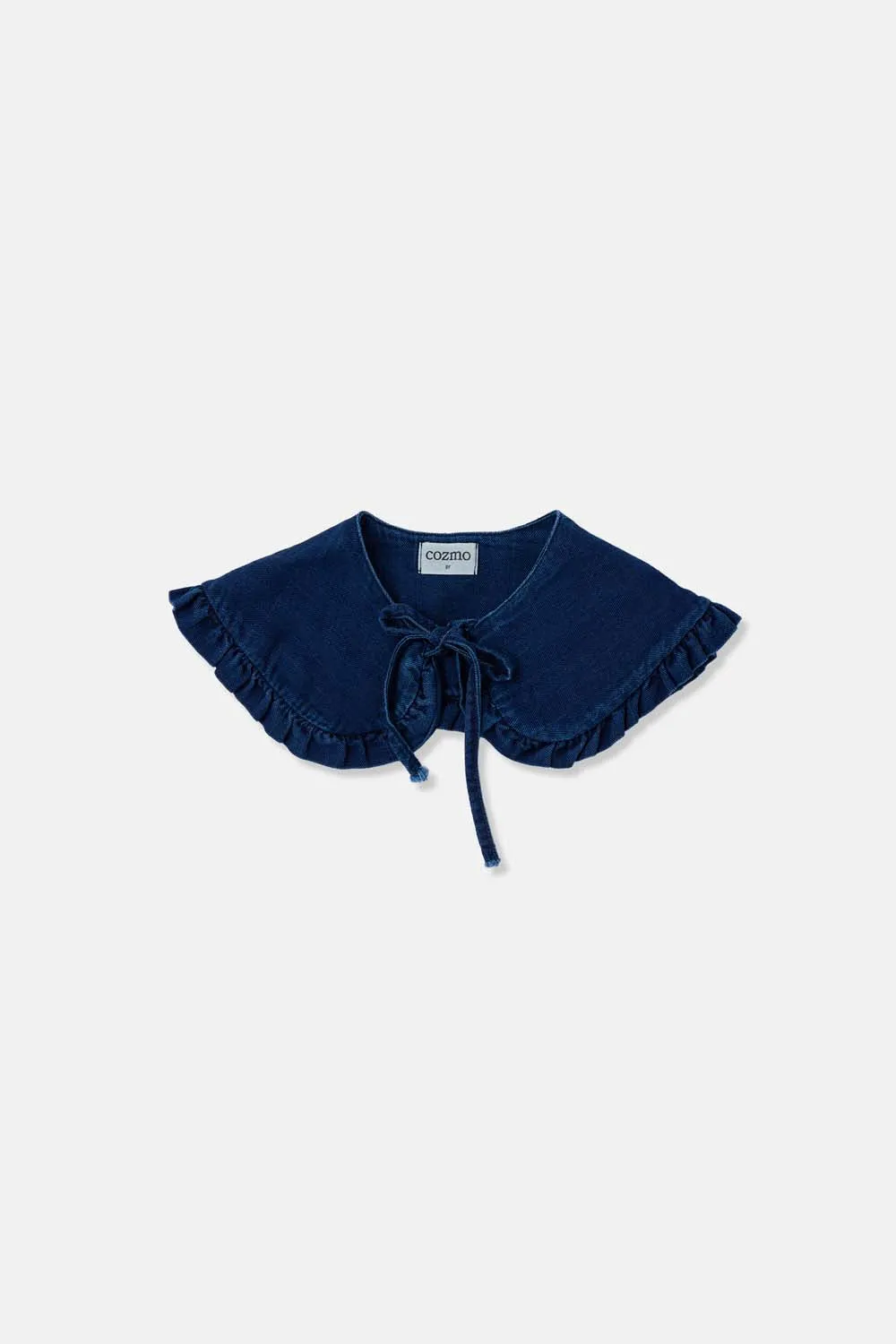 HERRINGBONE DENIM COLLAR