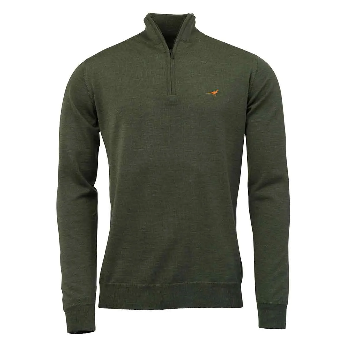 Laksen Norfolk Zip Neck Knit Pullover
