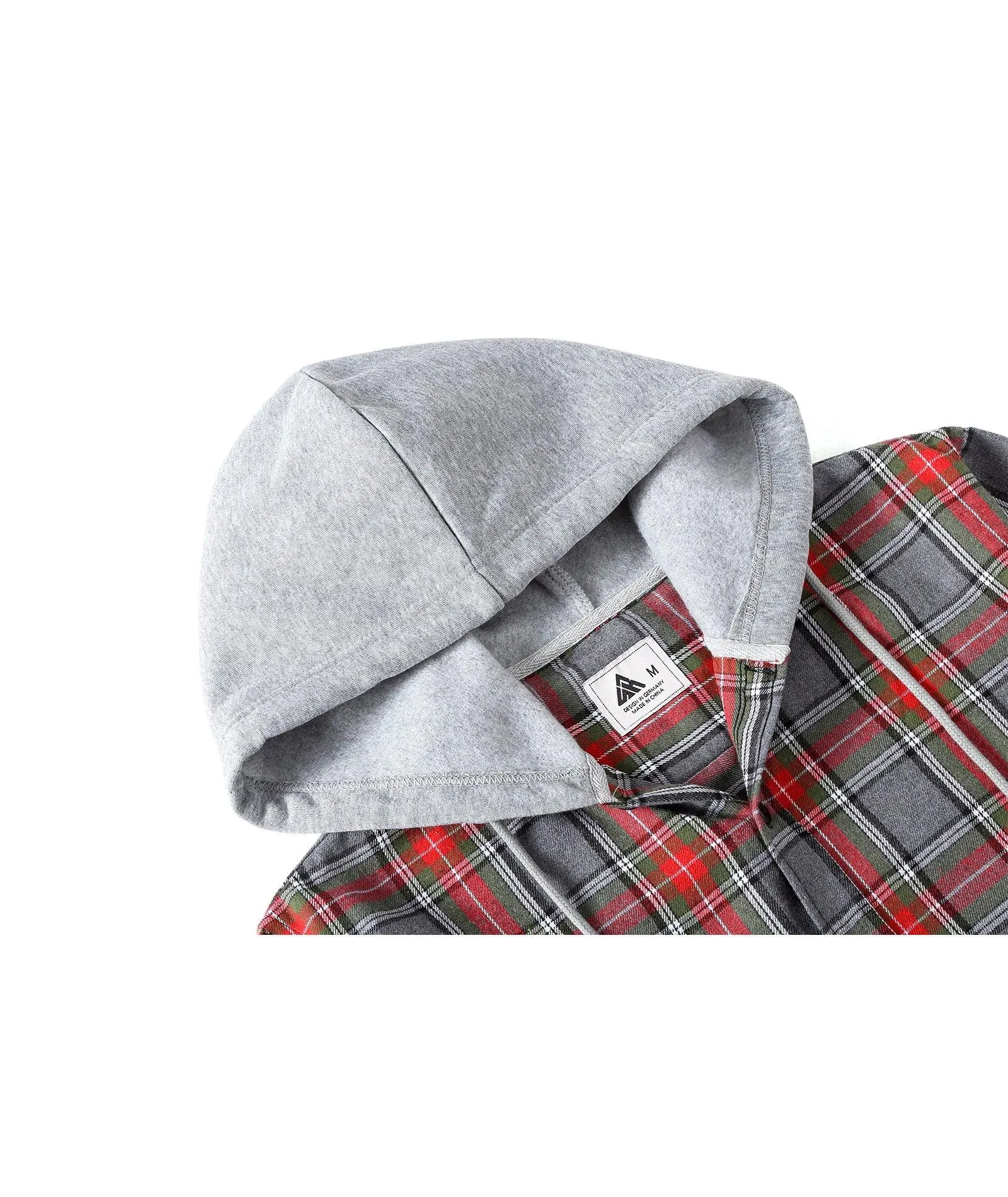 Men's Button Up Flannel Plaid Shirt-CFMMX20007