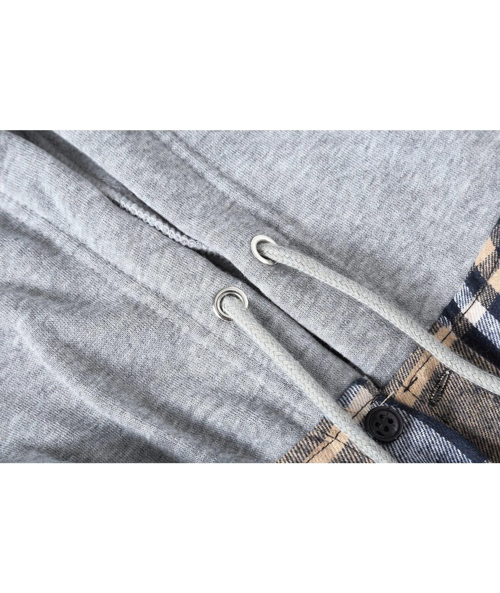 Men's Button Up Flannel Plaid Shirt-CFMMX20007