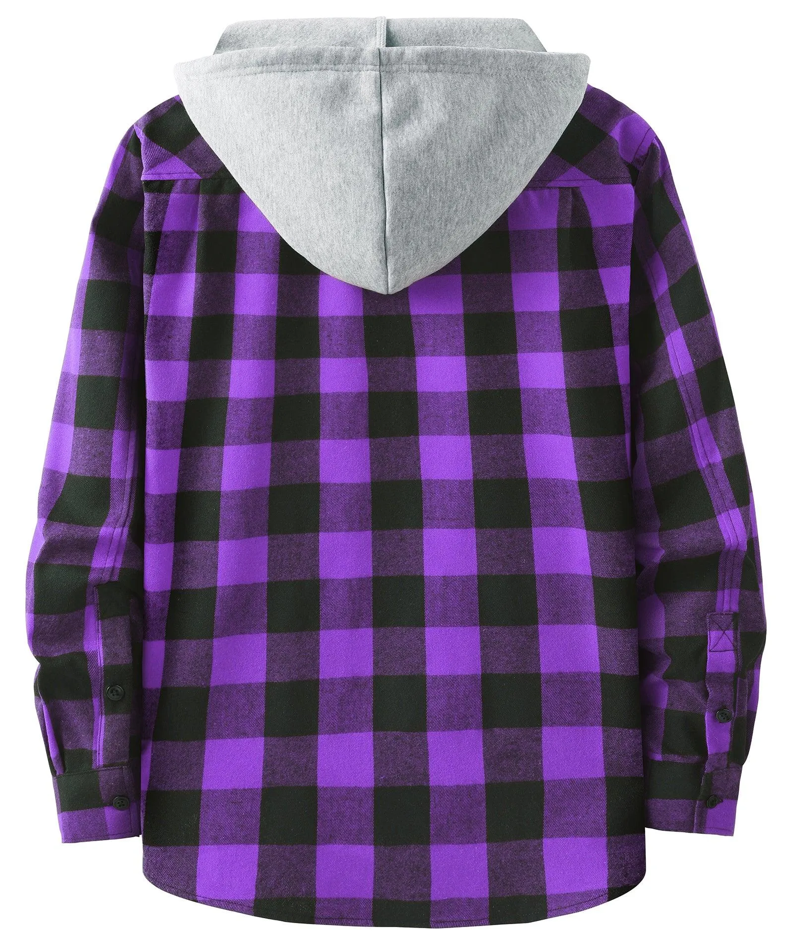 Men's Button Up Flannel Plaid Shirt-CFMMX20007
