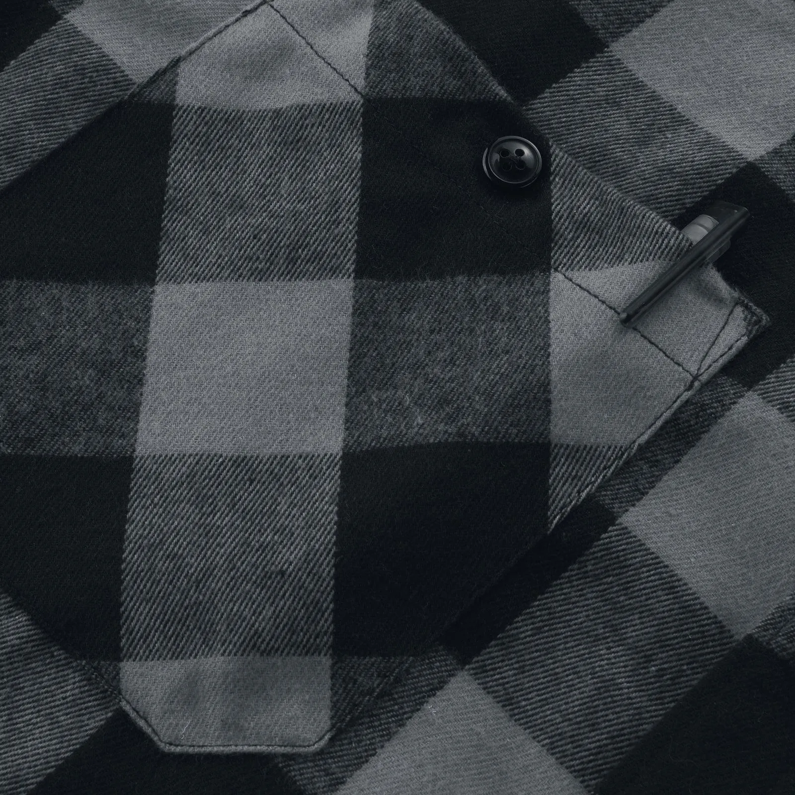 Men's Button Up Flannel Plaid Shirt-CFMMX20007
