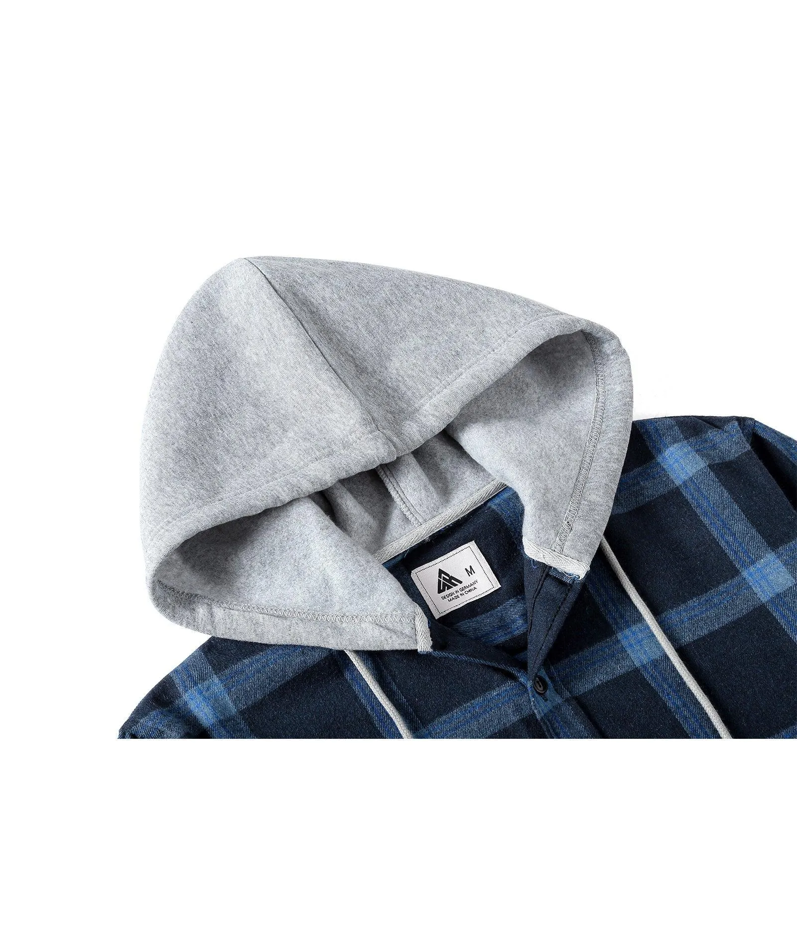 Men's Button Up Flannel Plaid Shirt-CFMMX20007