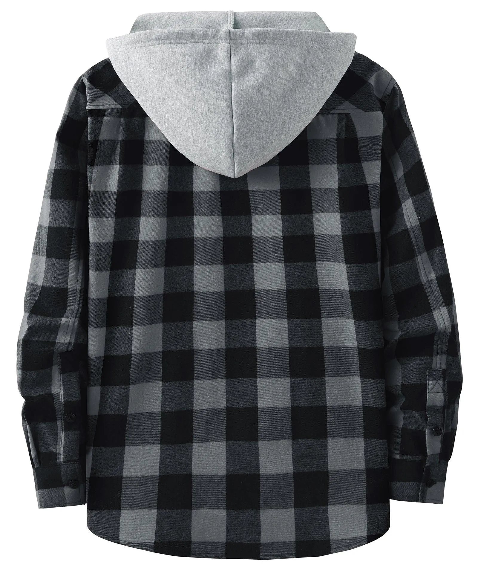 Men's Button Up Flannel Plaid Shirt-CFMMX20007