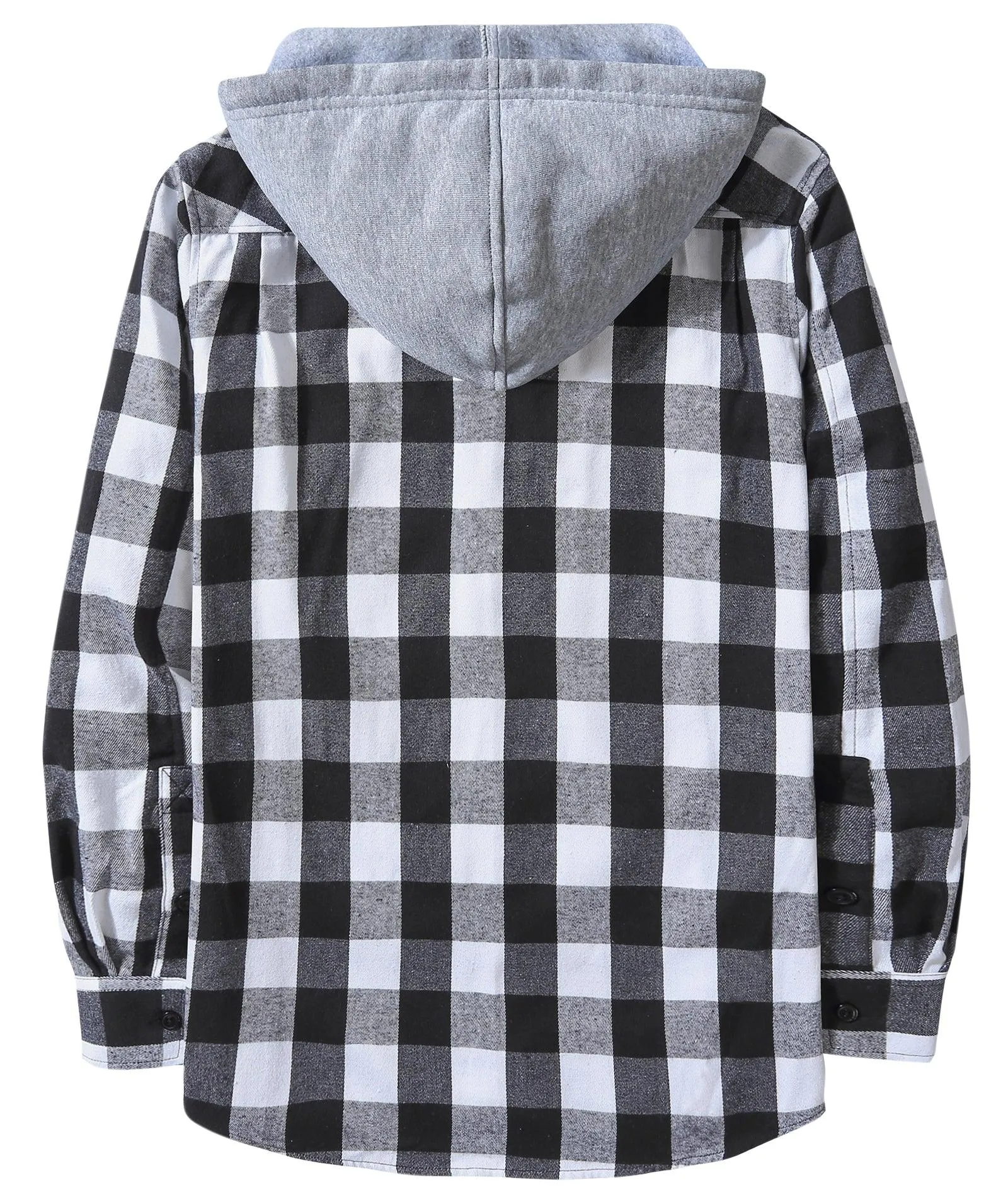 Men's Button Up Flannel Plaid Shirt-CFMMX20007