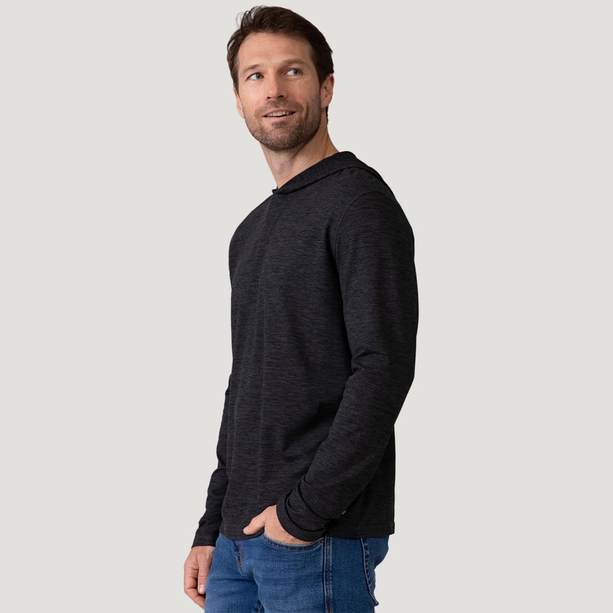 Men's Sueded Spacedye Hoodie
