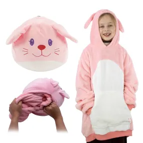 Mochi Bunny Kids Snugible | Blanket Hoodie & Pillow