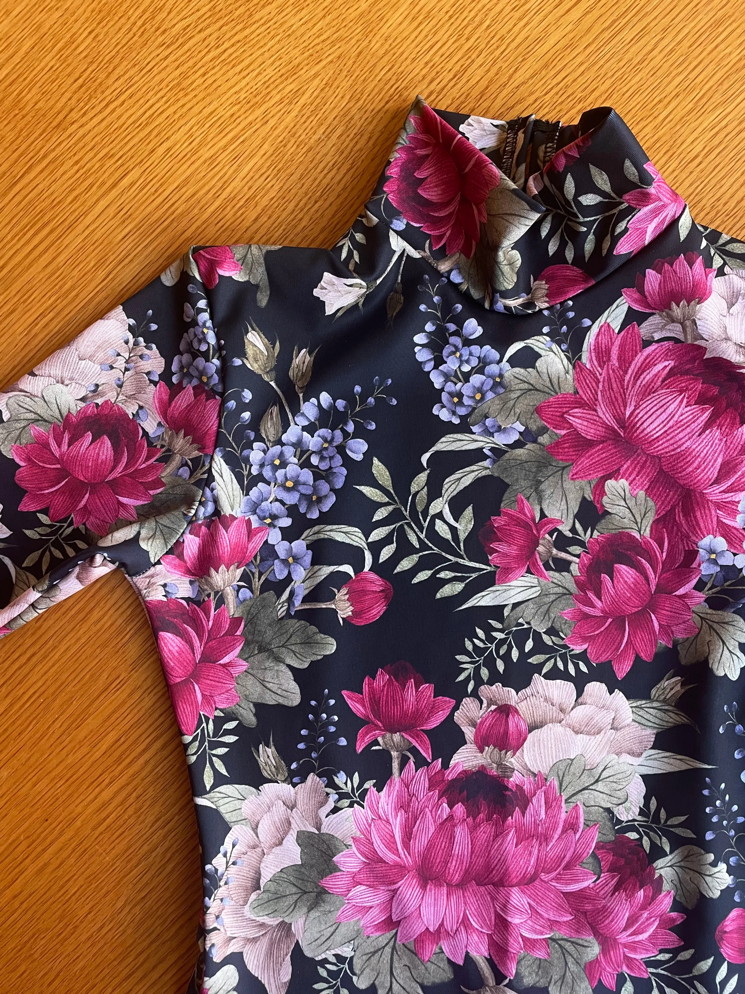 Mona Lisa Vito Floral Catsuit with Open Back