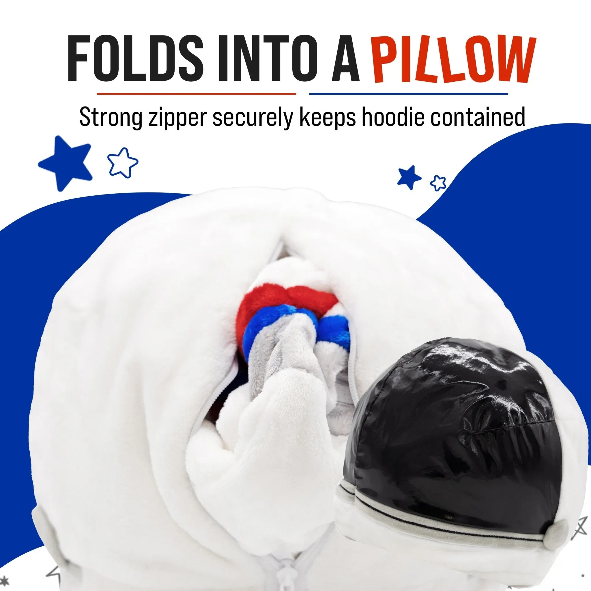 NASA Astronaut Snugible | Blanket Hoodie & Pillow